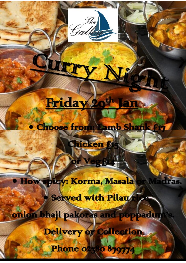 Curry Night from The Galley